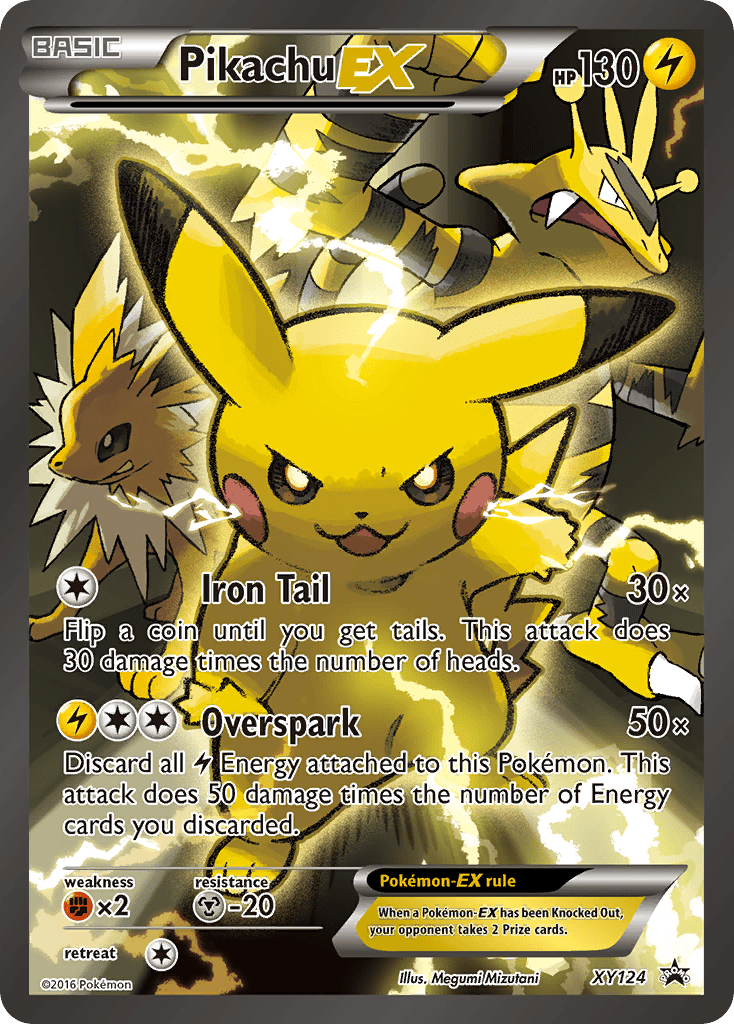 Pikachu EX (XY124) [XY: Black Star Promos] Pokemon Single Pokémon  | Multizone: Comics And Games