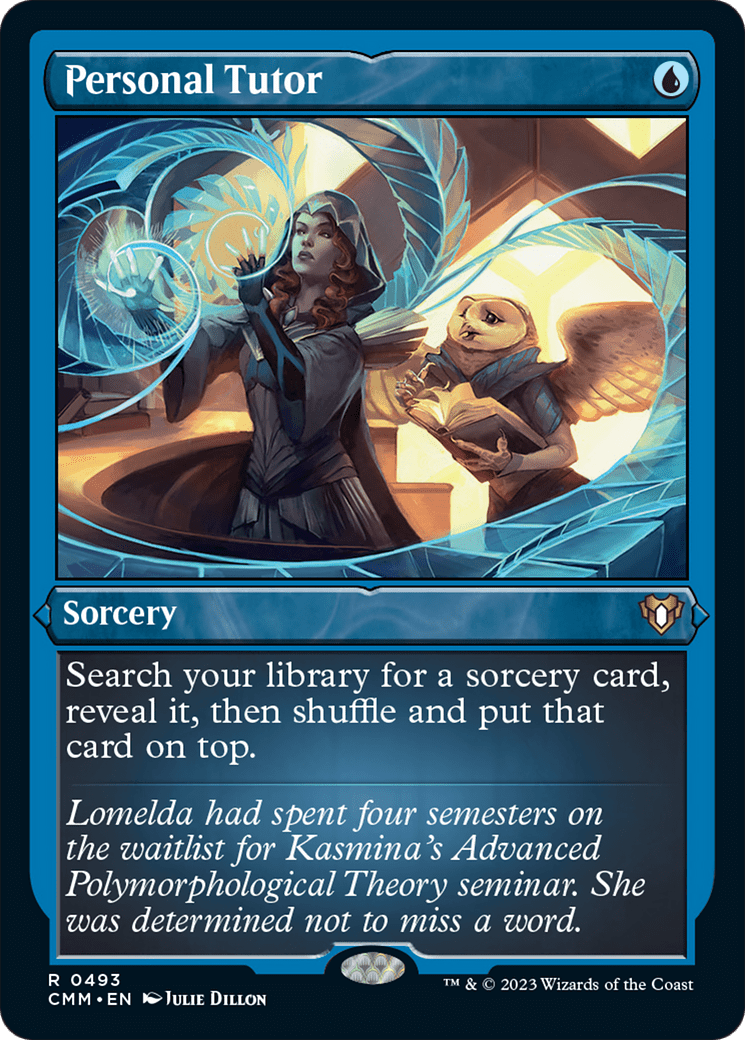 Personal Tutor (Foil Etched) [Commander Masters] MTG Single Magic: The Gathering  | Multizone: Comics And Games