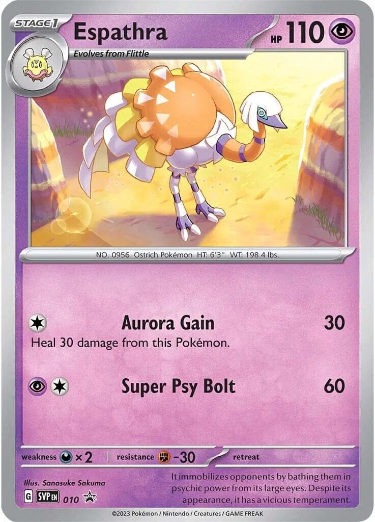 Espathra (010) [Scarlet & Violet: Black Star Promos] Pokemon Single Pokémon  | Multizone: Comics And Games