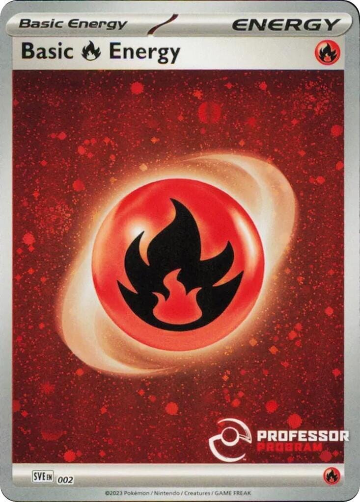 Fire Energy (002) (2023) [Professor Program Promos] Pokemon Single Pokémon  | Multizone: Comics And Games