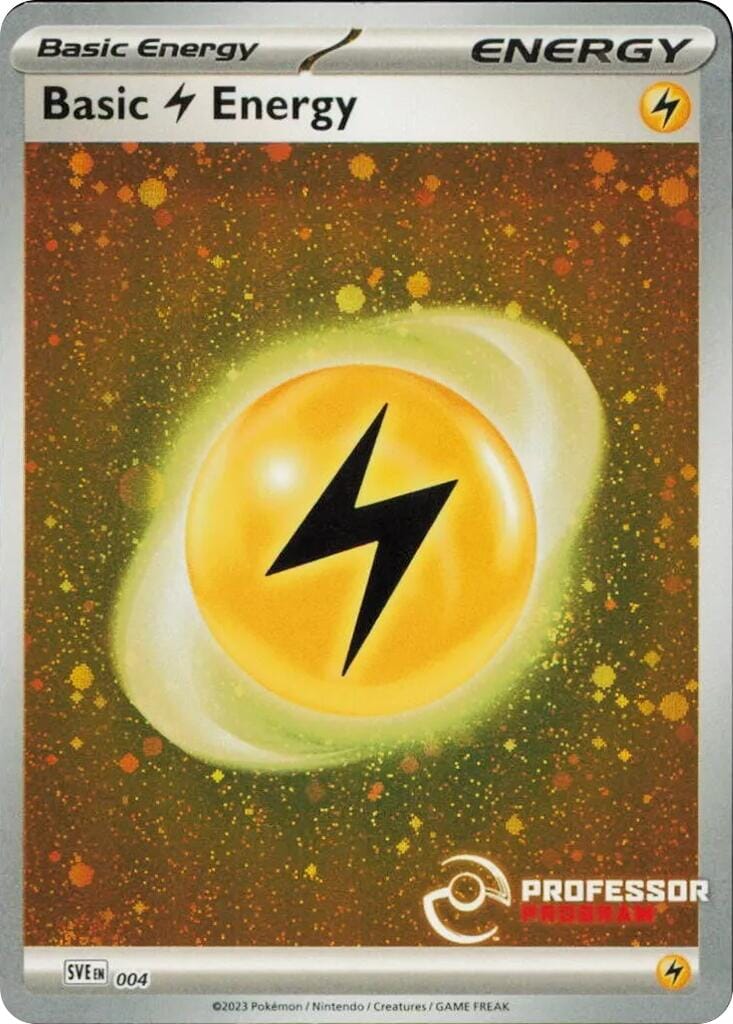 Lightning Energy (004) (2023) [Professor Program Promos] Pokemon Single Pokémon  | Multizone: Comics And Games