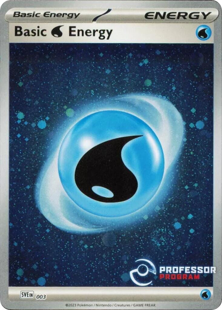 Water Energy (003) (2023) [Professor Program Promos] Pokemon Single Pokémon  | Multizone: Comics And Games