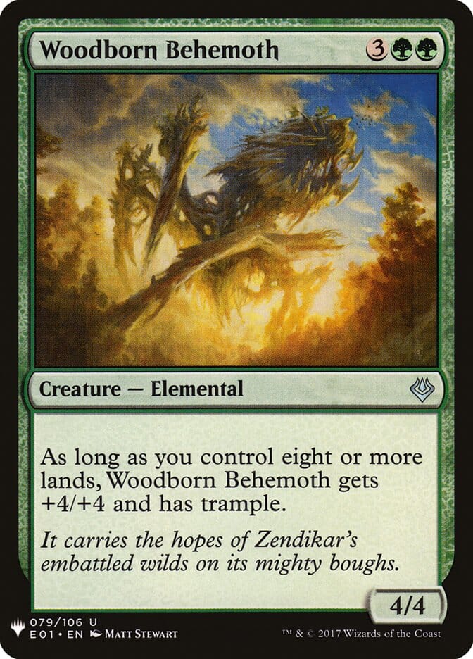 Woodborn Behemoth [Mystery Booster] MTG Single Magic: The Gathering  | Multizone: Comics And Games