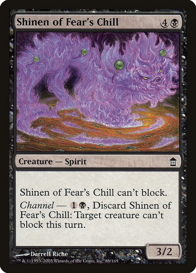 Shinen of Fear's Chill [Saviors of Kamigawa] MTG Single Magic: The Gathering  | Multizone: Comics And Games