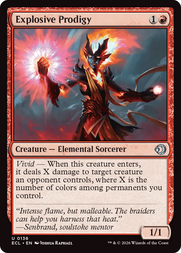 Explosive Prodigy [Lorwyn Eclipsed] MTG Single Magic: The Gathering  | Multizone: Comics And Games