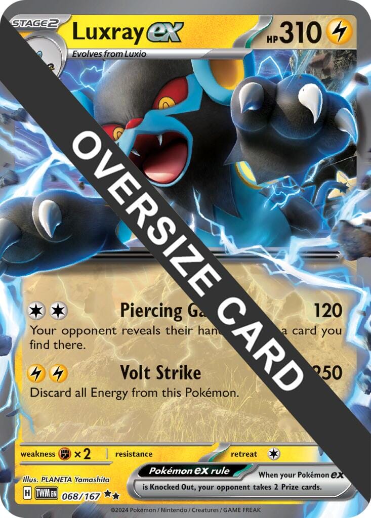 Luxray ex (068/167) (Jumbo Card) [Miscellaneous Cards] Pokemon Single Pokémon  | Multizone: Comics And Games