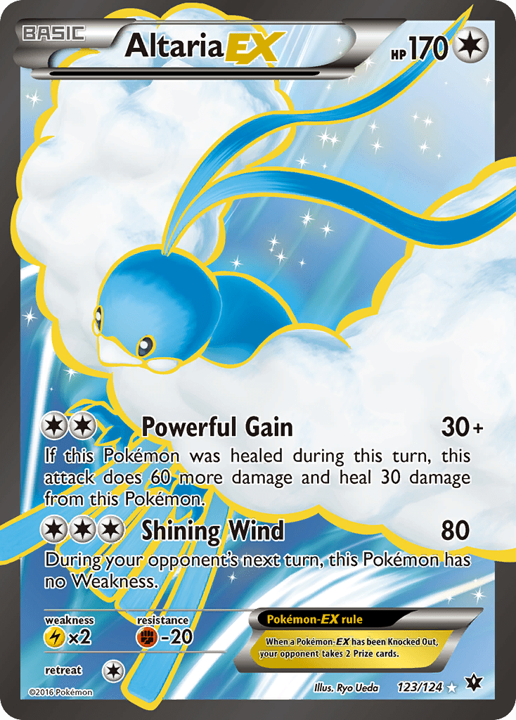Altaria EX (123/124) [XY: Fates Collide] Pokemon Single Pokémon  | Multizone: Comics And Games