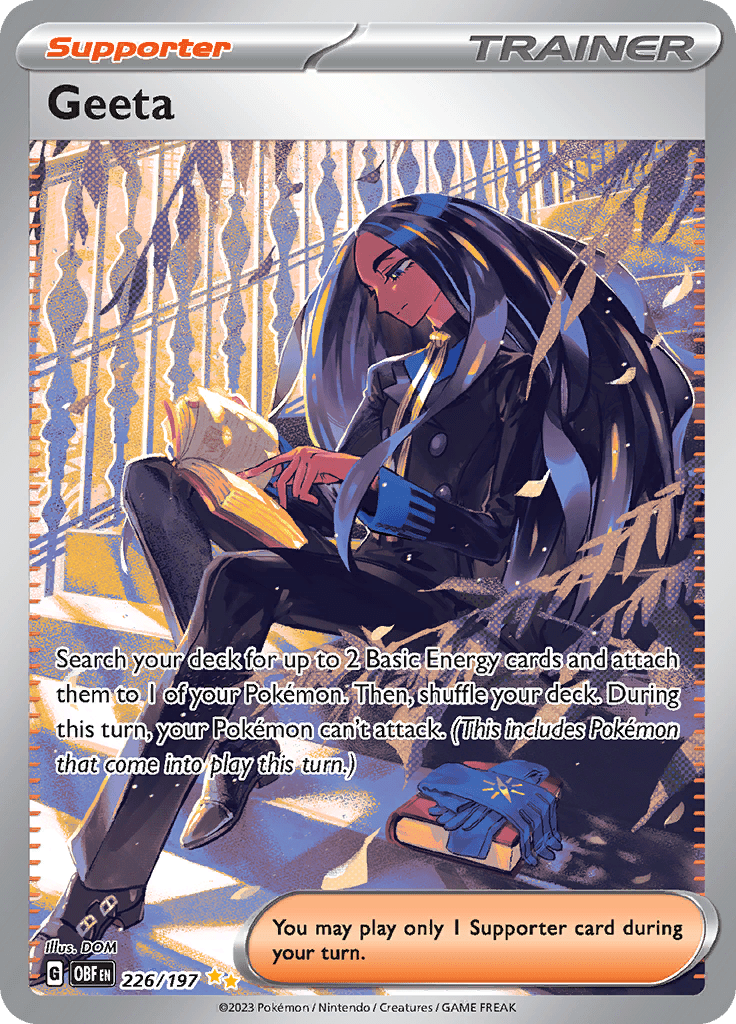 Geeta (226/197) [Scarlet & Violet: Obsidian Flames] Pokemon Single Pokémon  | Multizone: Comics And Games