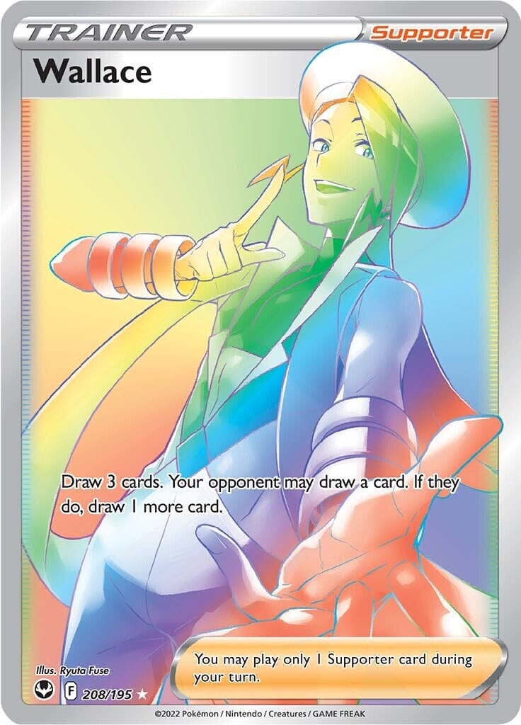 Wallace (208/195) [Sword & Shield: Silver Tempest] Pokemon Single Pokémon  | Multizone: Comics And Games