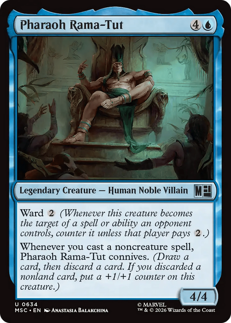 Pharaoh Rama-Tut [Marvel Super Heroes Commander] MTG Single Magic: The Gathering  | Multizone: Comics And Games