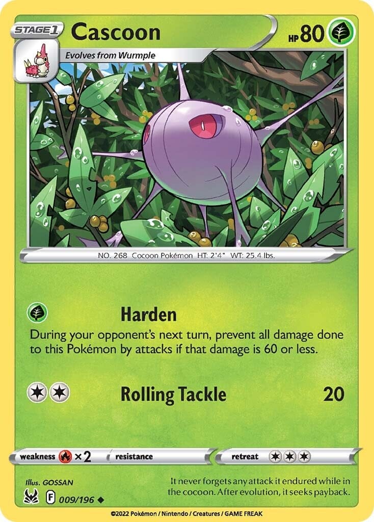 Cascoon (009/196) [Sword & Shield: Lost Origin] Pokemon Single Pokémon  | Multizone: Comics And Games