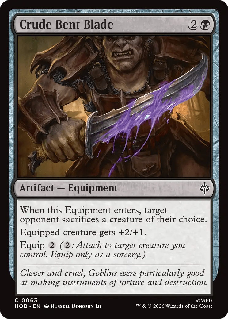 Crude Bent Blade [The Hobbit] | Multizone: Comics And Games