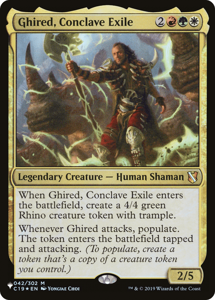 Ghired, Conclave Exile [The List] MTG Single Magic: The Gathering  | Multizone: Comics And Games