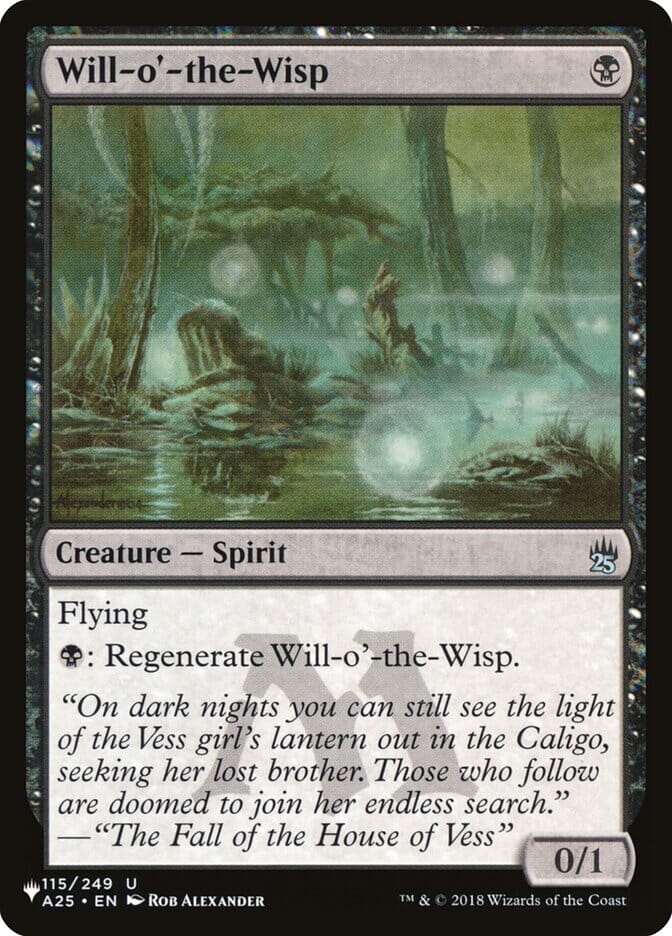 Will-o'-the-Wisp [The List] MTG Single Magic: The Gathering  | Multizone: Comics And Games