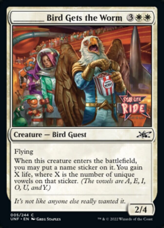 _____ Bird Gets the Worm [Unfinity] MTG Single Magic: The Gathering  | Multizone: Comics And Games