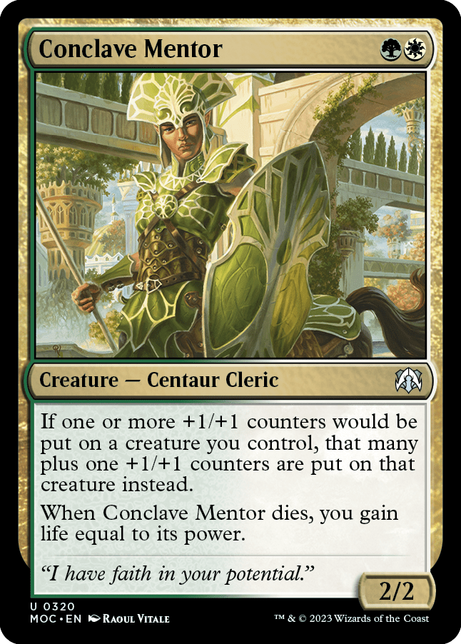 Conclave Mentor [March of the Machine Commander] MTG Single Magic: The Gathering  | Multizone: Comics And Games