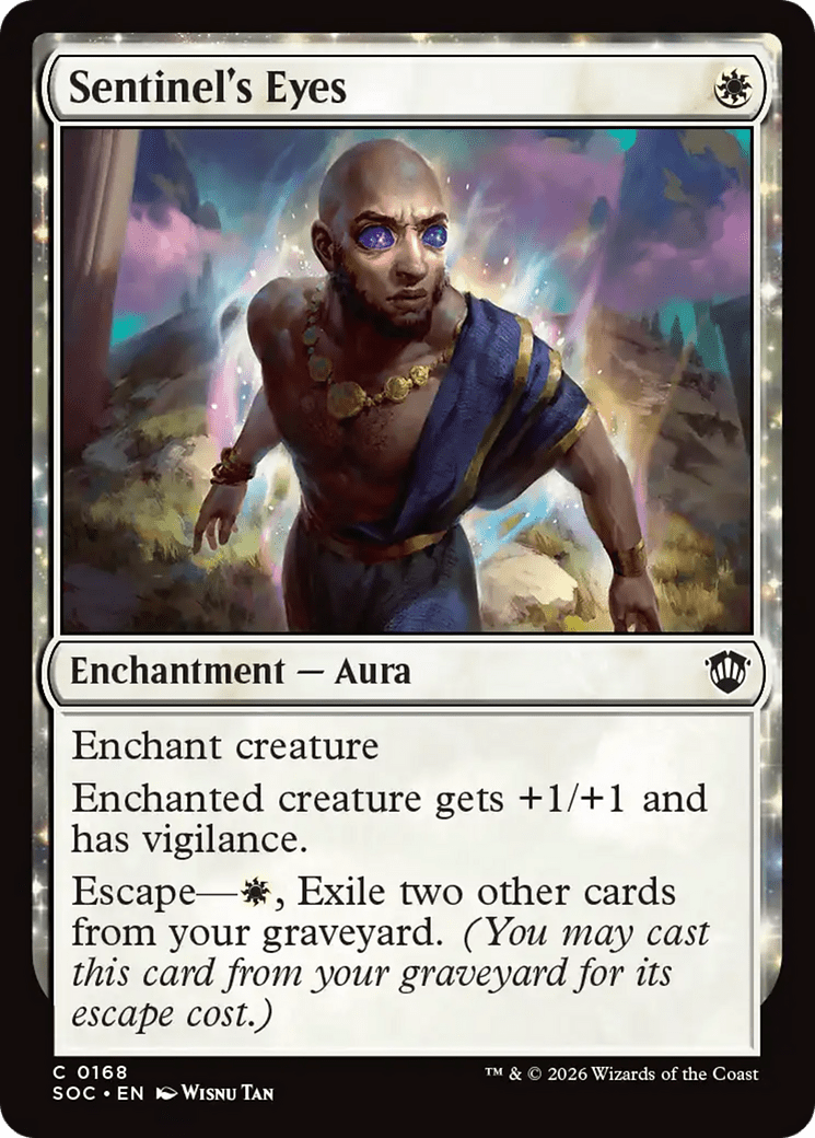 Sentinel's Eyes [Secrets of Strixhaven Commander] MTG Single Magic: The Gathering  | Multizone: Comics And Games