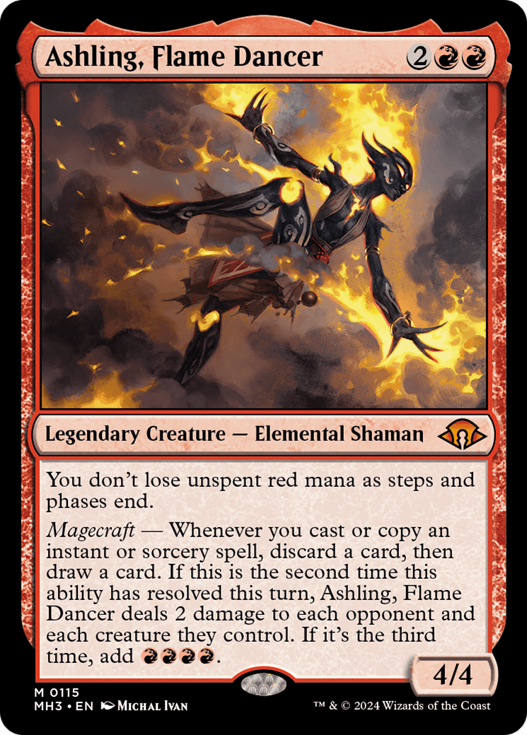 Ashling, Flame Dancer [Modern Horizons 3] MTG Single Magic: The Gathering  | Multizone: Comics And Games