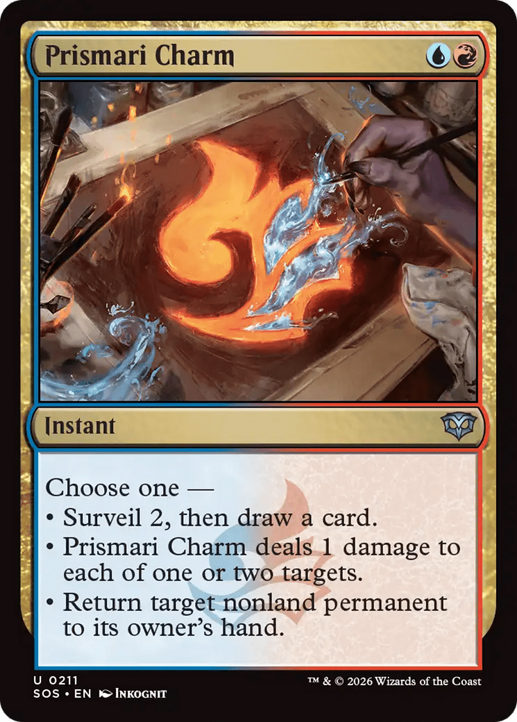 Prismari Charm [Secrets of Strixhaven] MTG Single Magic: The Gathering  | Multizone: Comics And Games