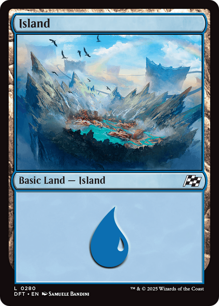Island (0280) [Aetherdrift] MTG Single Magic: The Gathering  | Multizone: Comics And Games
