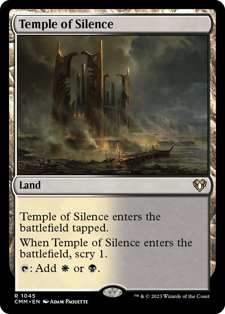 Temple of Silence [Commander Masters] MTG Single Magic: The Gathering  | Multizone: Comics And Games