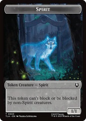 Ally (0004) // Spirit Double-Sided Token [Avatar: The Last Airbender Tokens] MTG Single Magic: The Gathering  | Multizone: Comics And Games