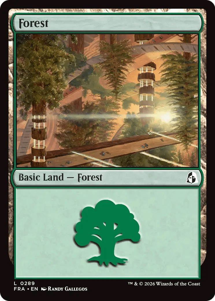 Forest (0289) [Reality Fracture] MTG Single Magic: The Gathering  | Multizone: Comics And Games
