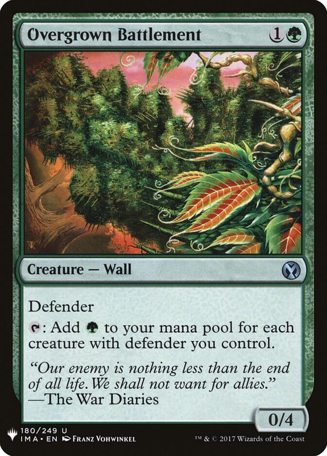Overgrown Battlement [Mystery Booster] MTG Single Magic: The Gathering  | Multizone: Comics And Games
