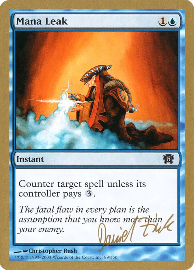 Mana Leak (Daniel Zink) [World Championship Decks 2003] MTG Single Magic: The Gathering  | Multizone: Comics And Games