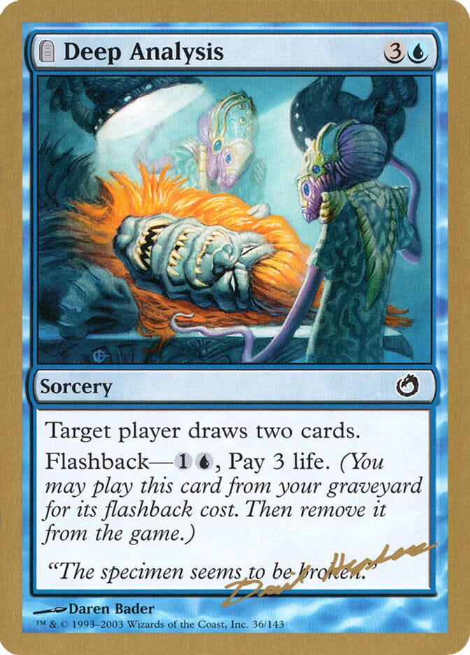 Deep Analysis (Dave Humpherys) [World Championship Decks 2003] MTG Single Magic: The Gathering  | Multizone: Comics And Games