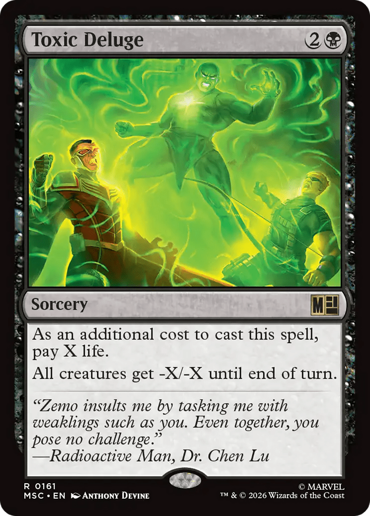 Toxic Deluge (Surge Foil) [Marvel Super Heroes Commander] | Multizone: Comics And Games