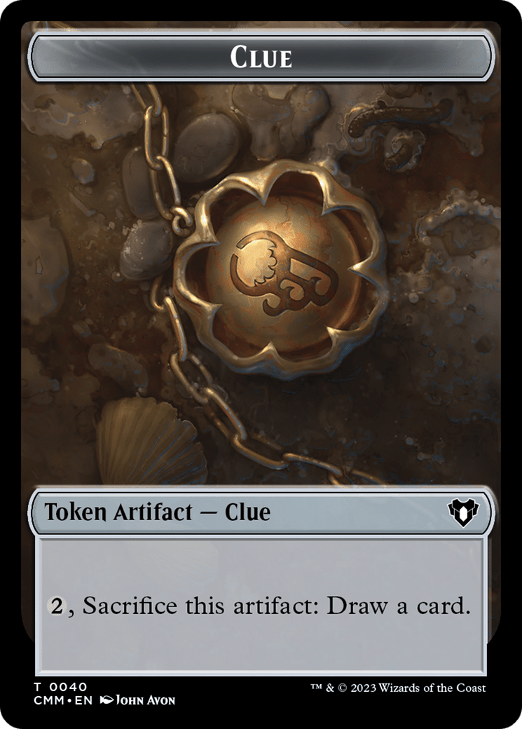 Clue // Emblem - Teferi, Temporal Archmage Double-Sided Token [Commander Masters Tokens] MTG Single Magic: The Gathering  | Multizone: Comics And Games