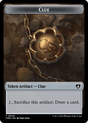Clue // Ob Nixilis of the Black Oath Emblem Double-Sided Token [Commander Masters Tokens] MTG Single Magic: The Gathering  | Multizone: Comics And Games