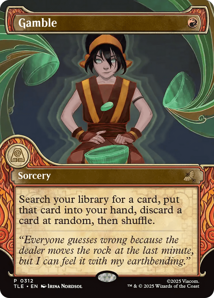 Gamble (Showcase) [Avatar: The Last Airbender: Eternal-Legal] MTG Single Magic: The Gathering  | Multizone: Comics And Games