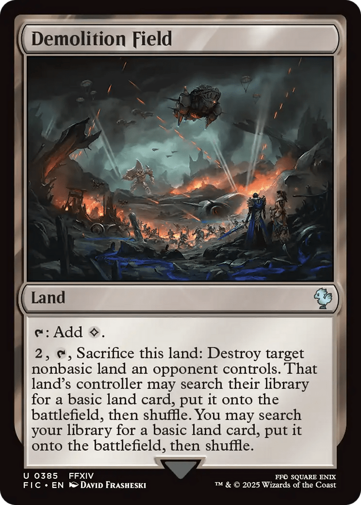 Demolition Field [FINAL FANTASY Commander] MTG Single Magic: The Gathering  | Multizone: Comics And Games