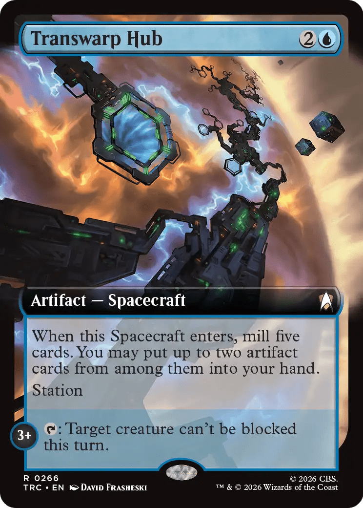 Transwarp Hub (Extended Art) [Star Trek Commander] MTG Single Magic: The Gathering  | Multizone: Comics And Games