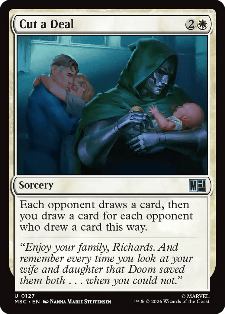 Cut a Deal [Marvel Super Heroes Commander] MTG Single Magic: The Gathering  | Multizone: Comics And Games