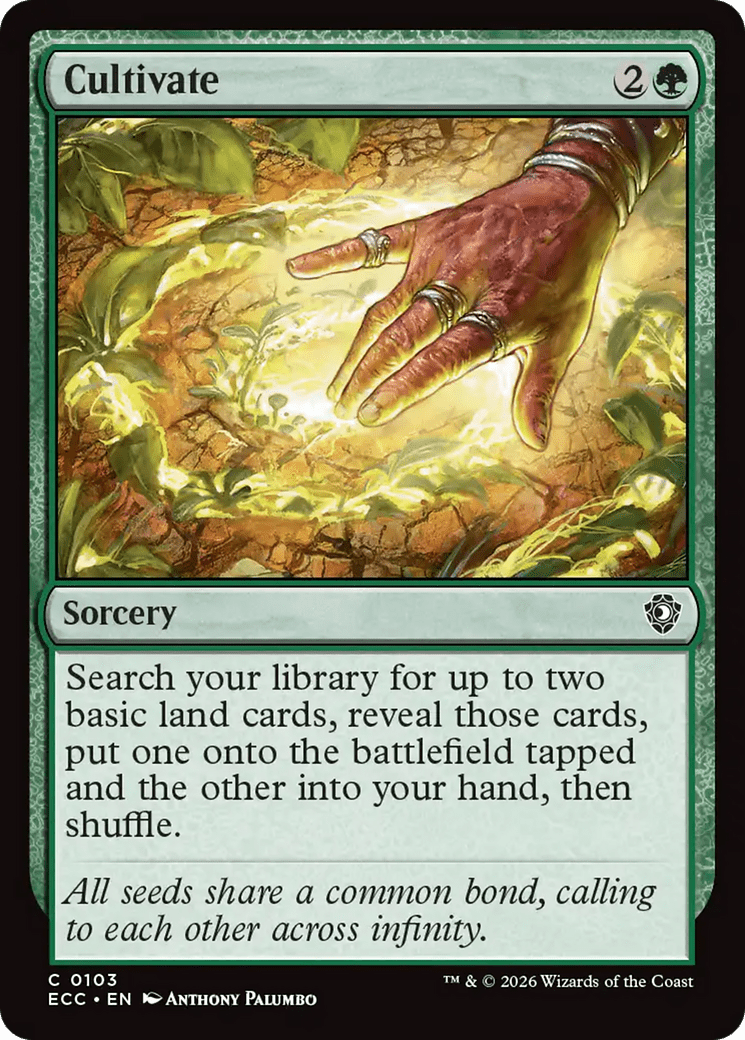 Cultivate [Lorwyn Eclipsed Commander] MTG Single Magic: The Gathering  | Multizone: Comics And Games