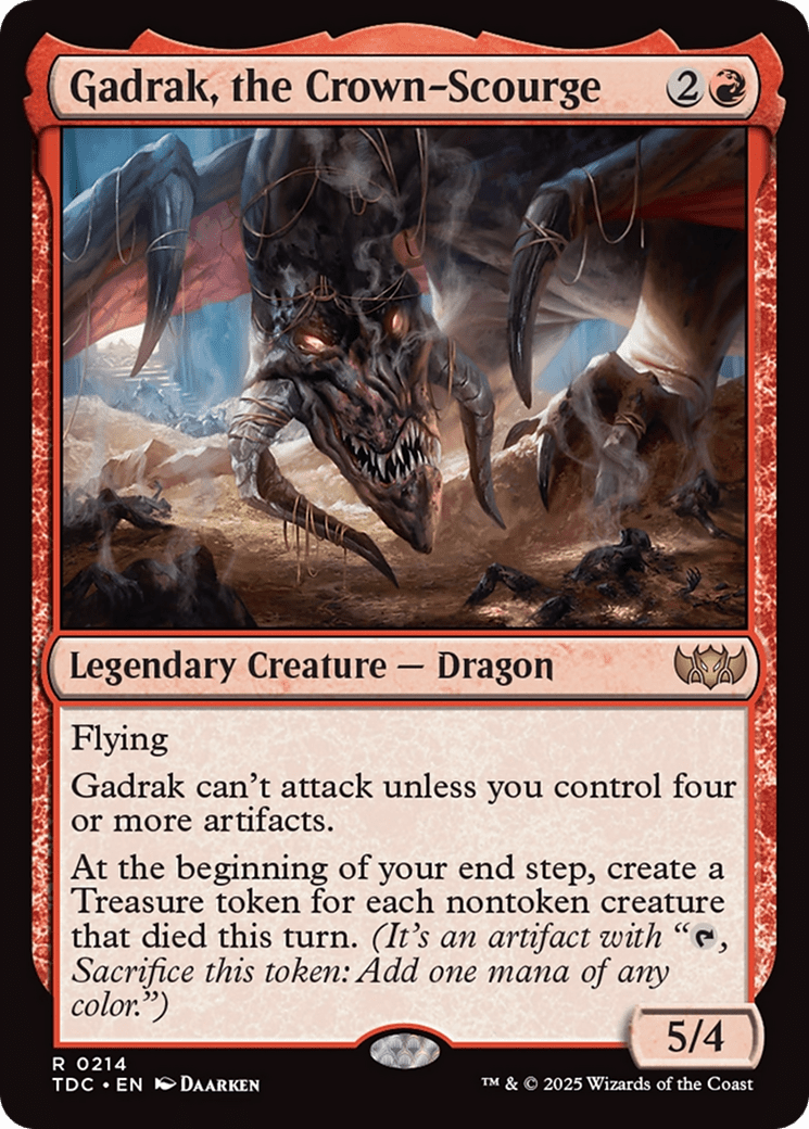 Gadrak, the Crown-Scourge [Tarkir: Dragonstorm Commander] MTG Single Magic: The Gathering  | Multizone: Comics And Games