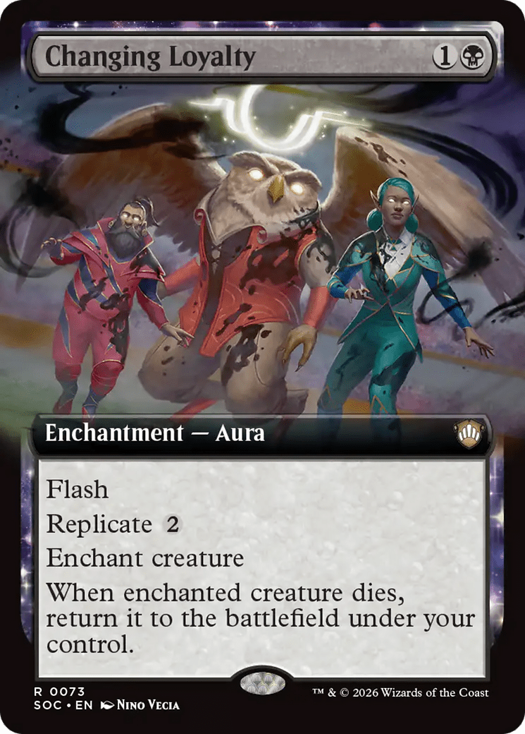 Changing Loyalty (Extended Art) [Secrets of Strixhaven Commander] MTG Single Magic: The Gathering  | Multizone: Comics And Games