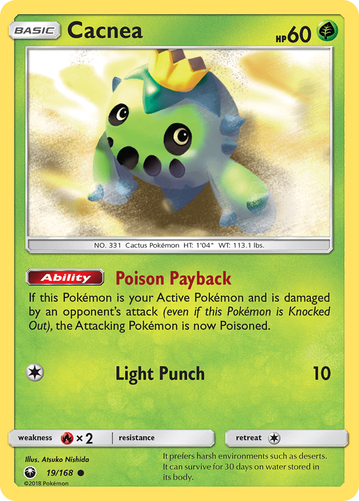 Cacnea (19/168) [Sun & Moon: Celestial Storm] Pokemon Single Pokémon  | Multizone: Comics And Games