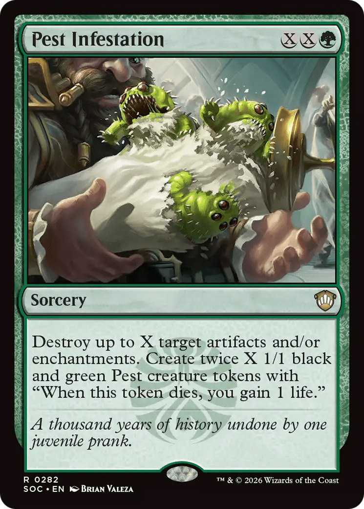 Pest Infestation [Secrets of Strixhaven Commander] MTG Single Magic: The Gathering  | Multizone: Comics And Games
