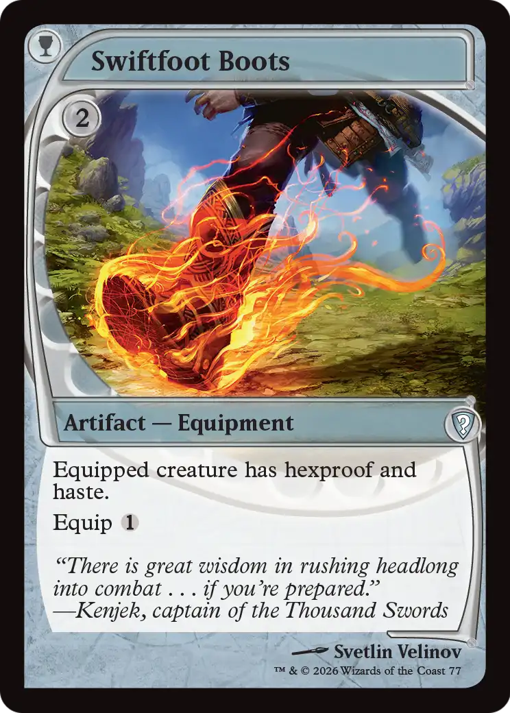 Swiftfoot Boots (Future Sight) [Mystery Booster: Commander Edition] | Multizone: Comics And Games