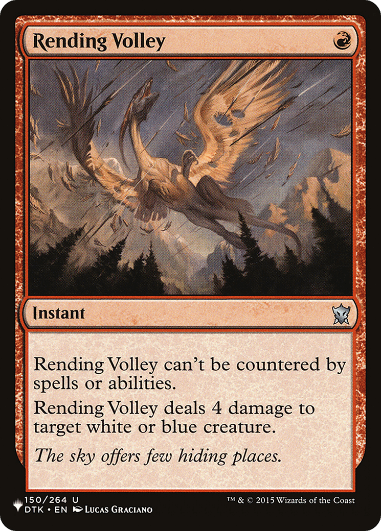 Rending Volley [The List] MTG Single Magic: The Gathering  | Multizone: Comics And Games