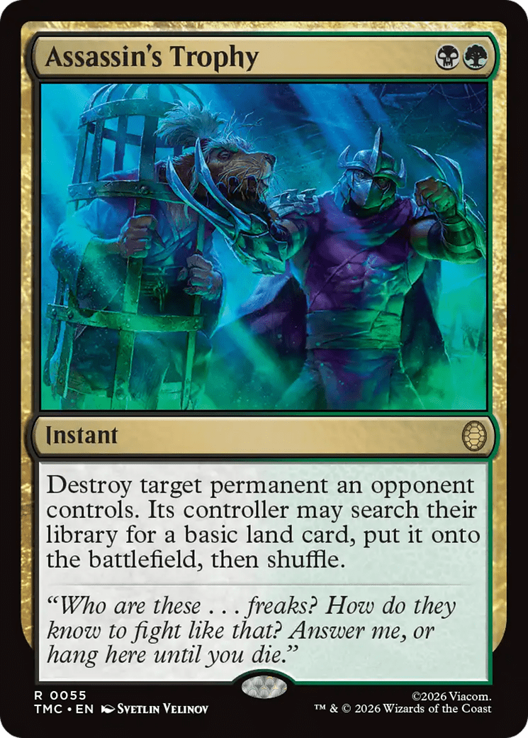 Assassin's Trophy [Teenage Mutant Ninja Turtles Commander] MTG Single Magic: The Gathering  | Multizone: Comics And Games