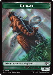 Insect // Elephant Double-Sided Token [Aetherdrift Tokens] MTG Single Magic: The Gathering  | Multizone: Comics And Games