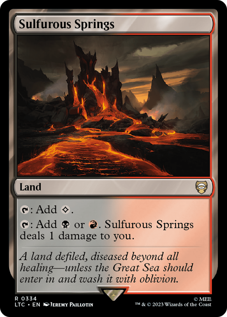 Sulfurous Springs [The Lord of the Rings: Tales of Middle-Earth Commander] | Multizone: Comics And Games