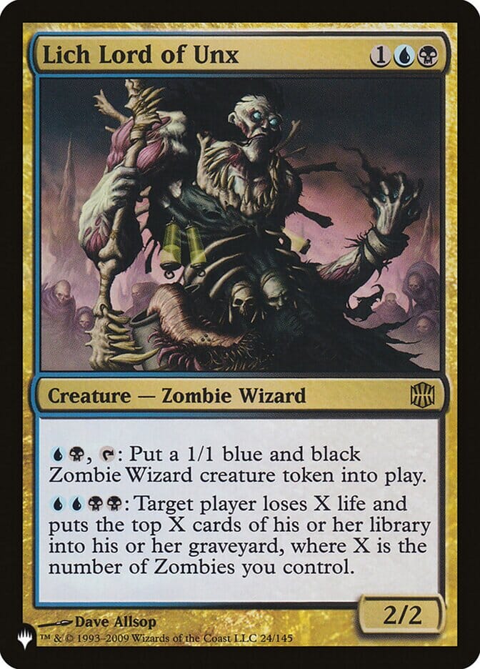 Lich Lord of Unx [The List] MTG Single Magic: The Gathering  | Multizone: Comics And Games