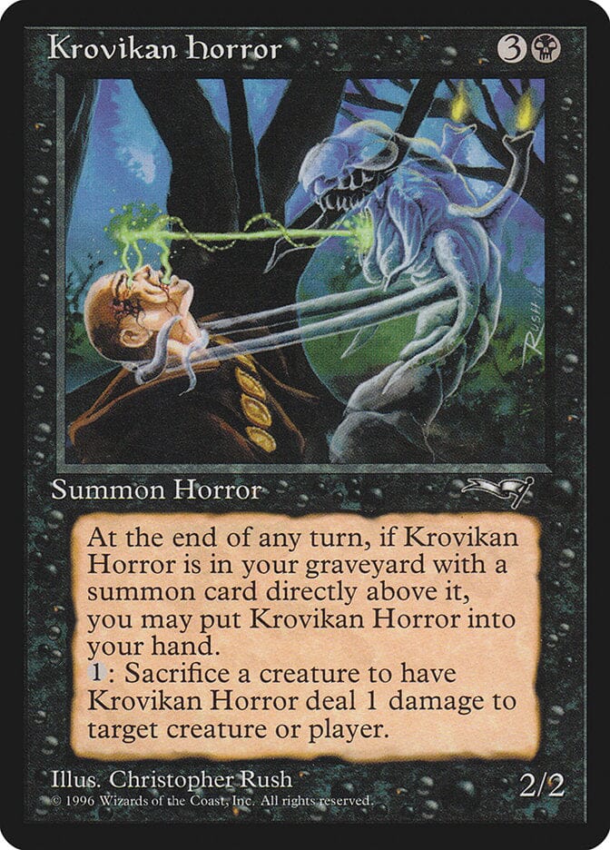 Krovikan Horror [Alliances] MTG Single Magic: The Gathering  | Multizone: Comics And Games