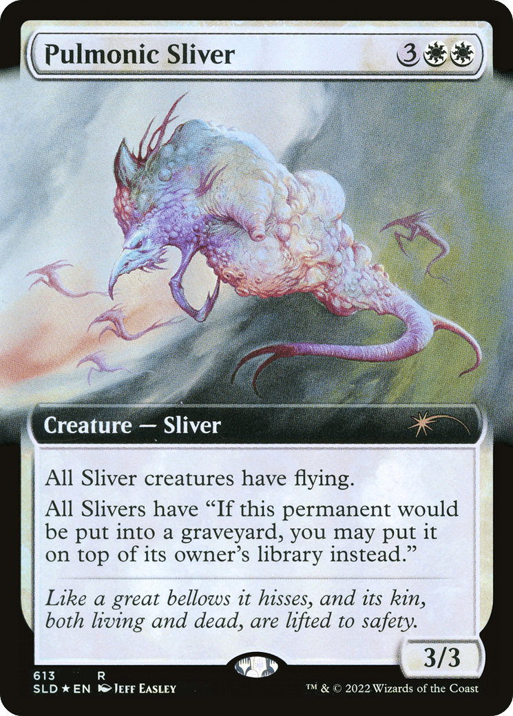 Pulmonic Sliver (Extended Art) [Secret Lair Drop Promos] MTG Single Magic: The Gathering  | Multizone: Comics And Games